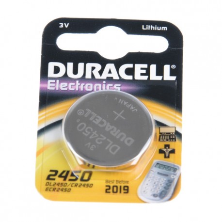 Duracell Pile CR2450 3V Lithium plate blister à 1