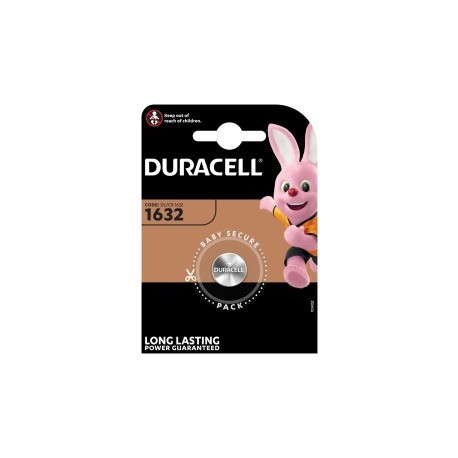 Duracell Pile CR1632 Lithium plate 3V