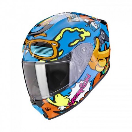 Scorpion EXO-JNR air fun Bleu-Orange M