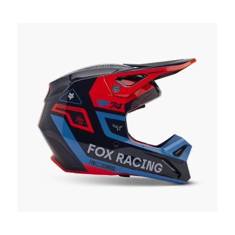 Casque FOX 25 V1 race spec Bleu minuit