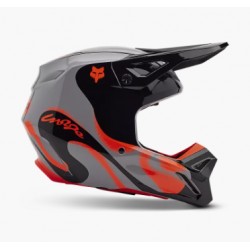 Casque FOX 25 V1 Emotion gris acier