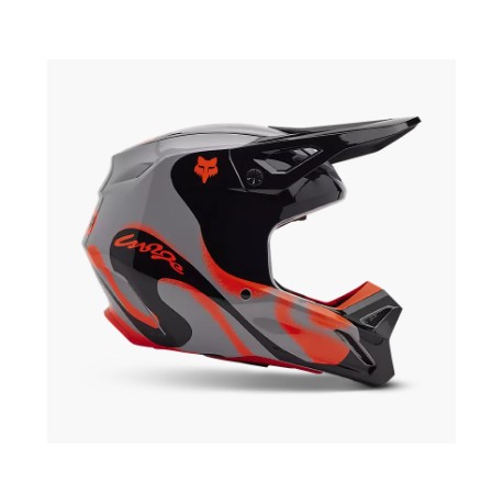 Casque FOX 25 V1 Emotion gris acier