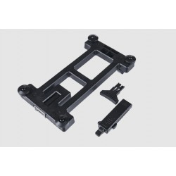 Plaque d\'adaptation Basil MIK 2.0, Noir avec clé