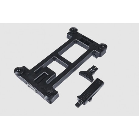 Plaque d\'adaptation Basil MIK 2.0, Noir avec clé