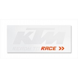 Autocollant KTM Blanc/Orange